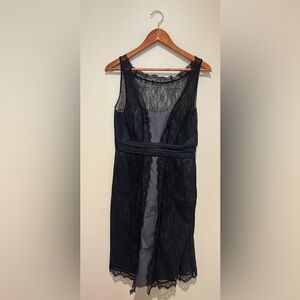 Anthropologie Moulinette Soeurs Black Lace Dress Size 12